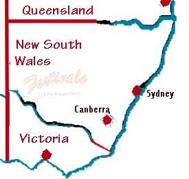 mini map of new south wales