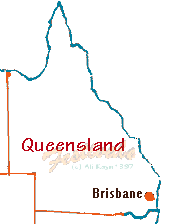 mini map of queensland