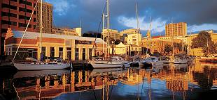 Constitution Dock, Hobart, Tasmania; photo Richard Eastwood courtesy Tourism Tasmania