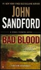 Book cover, Bad Blood, John Sandford; 81x139