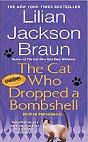 book cover; The Cat Who Dropped a Bombshell by Lilian Jackson Braun; 88x142