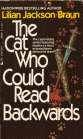 book cover, The Cat Who Read Backwards by Lilian Jackson Braun; 83x139