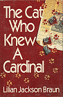 book cover, The Cat Who Knew a Cardinal, Lilian Jackson Braun, buy, purchase on-line