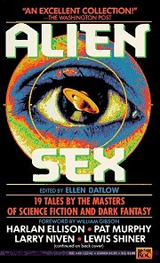 book cover, Alien Sex, edited by Ellen Datlow; 180x296