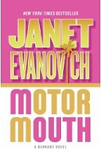 book cover; Motor Mouth by Janet Evanovich; Festivale book review; 144x220