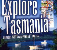 book cover, Explore Tasmania