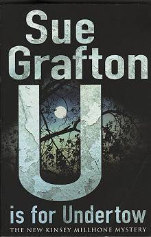Book cover, U is for Undertow by Sue Grafton; 220x344