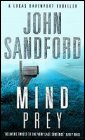 Book cover, Mind Prey, John Sandford; 85x140