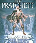Book cover, The Last Hero, Terry Pratchett; 119x140