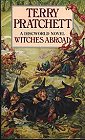 Book cover, Witches Abroad, Terry Pratchett; 85x140