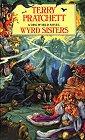 Book cover, Wyrd Sisters, Terry Pratchett; 85x140