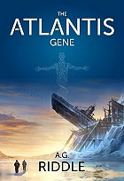 book cover, The Atlantis Gene, by A. G. Riddle; 140x204