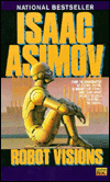 book cover, Robot Visions, Isaac Asimov