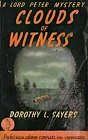 Book cover, Clouds of Witness, Dorothy L Sayers; 88x140