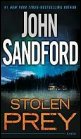 Book cover, Stolen Prey, John Sandford; 81x139