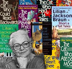 Lilian Jackson Braun, author of The Cat Who series of crime mysteries; 305x291