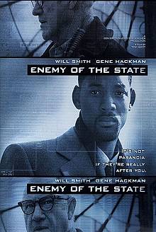 Movie poster; Enemy of the State; Festivale film review; 220x328