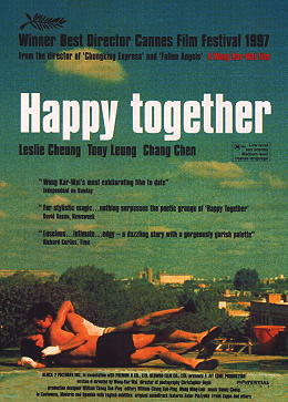 Movie Poster, Happy Together, Festivale film reviews section; happytogether.jpg - 26120 Bytes