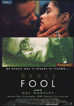 Movie Poster, Henry Fool, Festivale film reviews; henryfool.jpg - 25021 Bytes
