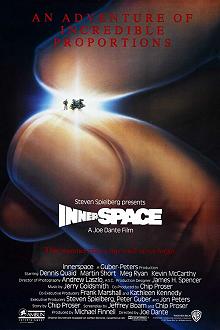 Movie poster, Innerspace; Festivale film review
