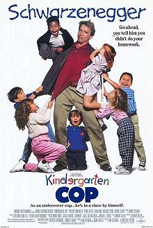 Movie poster, Kindergarten Cop; Festivale film review
