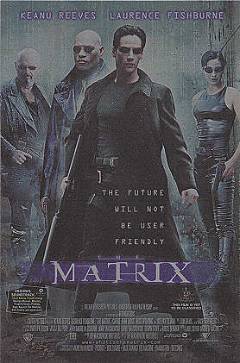 Movie Poster, The Matrix, with Keanu Reeves, Festivale film reviews section