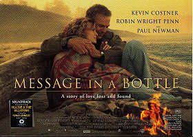 Movie Poster, Message in a Bottle, Festivale film review; message1.jpg - 20547 Bytes