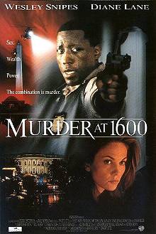 Movie poster, Murder at 1600