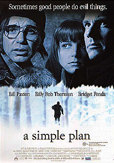 Movie Poster, A Simple Plan, Festivale film review; simpleplan.jpg - 22008 Bytes
