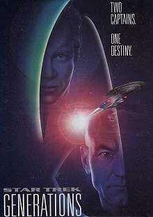 Movie poster, Star Trek 7 Generations; Festivale film review