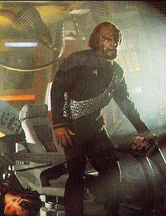 Movie Still, Michael Dorn as Worf in Star Trek First Contact, Festivale film review