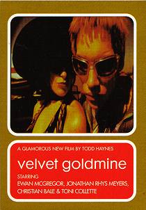Movie Poster, Velvet Goldmine, Festivale film reviews; velvetgoldmine.jpg - 16103 Bytes