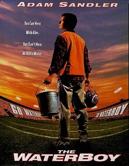 Movie Poster, The Waterboy, Festivale film reviews