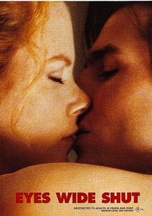 Movie Poster, Tom Cruise and Nicole Kidman in Eyes Wide Shut; Festivale film reviews; eyeswideshut.jpg - 21564 Bytes