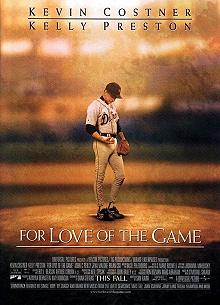Movie Poster, For Love of the Game, Festivale film reviews