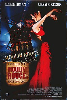 movie poster, Moulin Rouge, film review