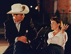 TOMMY LEE JONES and MARCIA GAY HARDEN in Warner Bros. Pictures' high tech adventure, Space Cowboys.