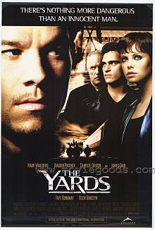 movie poster; The Yards; Festivale film review; 220x326