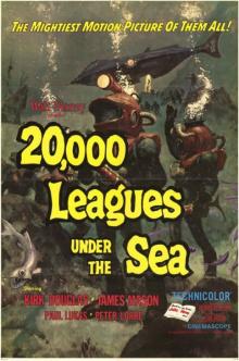 Movie poster, 20,000 Leagues Under the Sea, Festivale film review; 220x332
