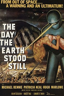 movie poster, the day the earth stood still, festivale film review