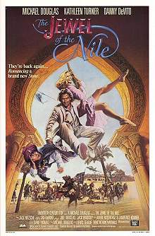 Movie poster, The Jewel of the Nile; Festivale film review