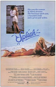 Movie poster, Splash, Festivale film review; 220x342
