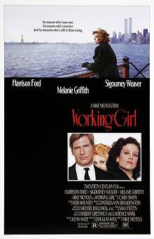 Movie poster, Working Girl; Festivale film review