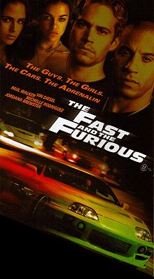 Movie Poster, The Fast and the Furious, Festivale film review section