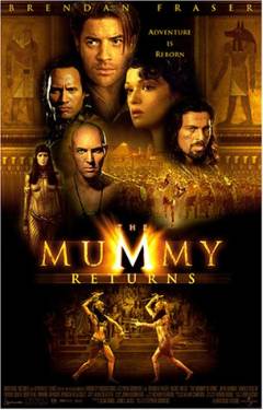 Movie Poster, The Mummy Returns, Festivale film reviews