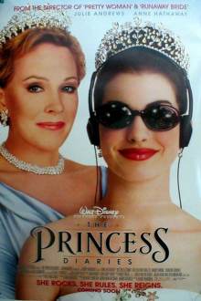 Movie Poster, Princess Diaries, Festivale film reviews section