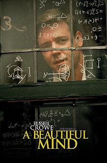 Movie Poster, A Beautiful Mind; Festivale film review