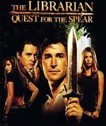 Movie poster, The Librarian Quest for the Spear; Festivale film review