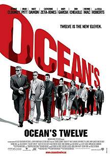 Movie poster, Ocean's 12; Festivale film review