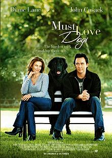 Movie poster, Must Love Dogs; Festivale film review